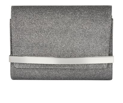 Jimmy Choo Glitter Clutch, front view